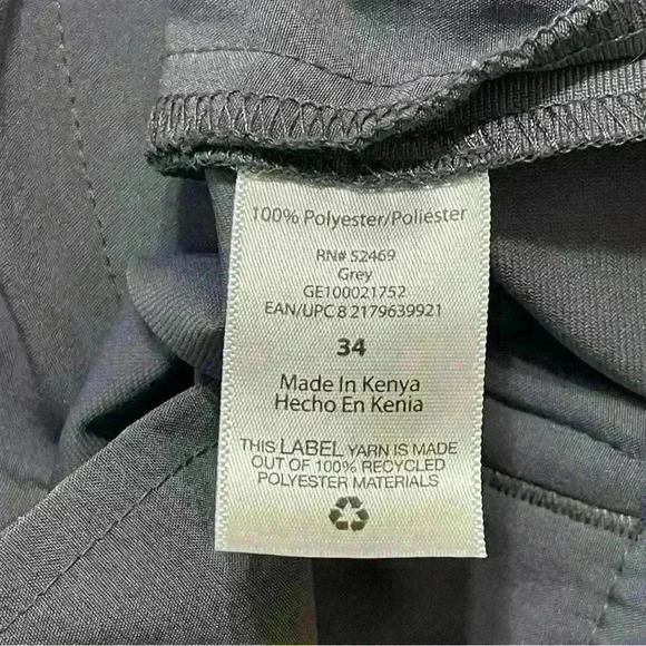 George Comfort Waist Stretch Grey  Shorts Size 34 Outdoor - Picture 4 of 12